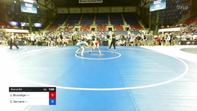 112 lbs Rnd Of 64 - Jade Brundige, Missouri vs Crystal Serrano, Arizona