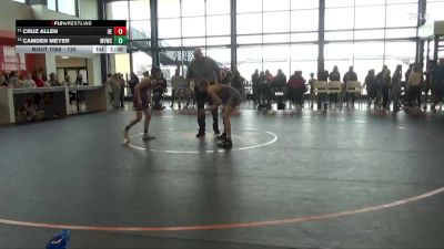 120 lbs Cons. Semi - Camden Meyer, Mount Vernon Wrestling Club vs Cruz Allen, DC Elite