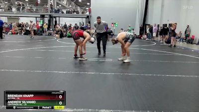 150 lbs Semis (4 Team) - Brendan Knapp, Sly Fox vs Andrew Silvanio, Centurion WC