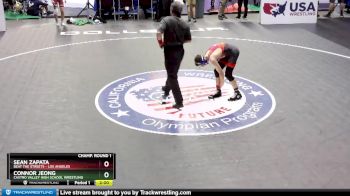 106 lbs Champ. Round 1 - Connor Jeong, Castro Valley HIgh School Wrestling vs Sean Zapata, Beat The Streets - Los Angeles