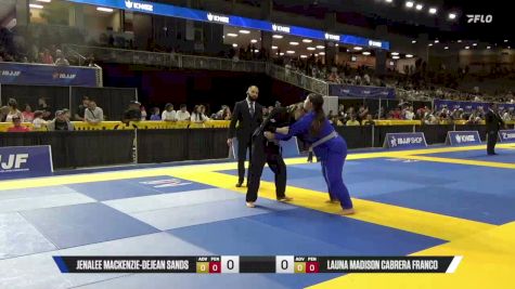 Launa Madison Cabrera Franco vs Jenalee Mackenzie-Dejean Sands 2026 Pan Kids Jiu-Jitsu IBJJF Championship