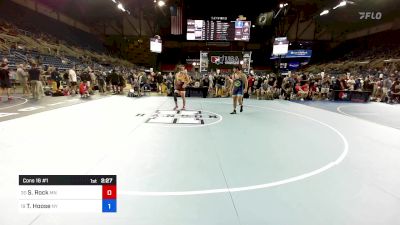 190 lbs Cons 16 #1 - Sam Rock, MN vs Tavio Hoose, NY