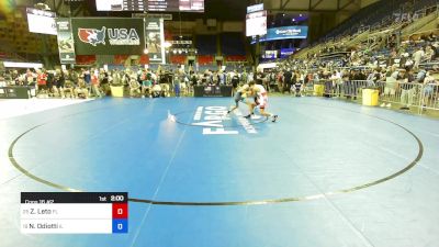 94 lbs Cons 16 #2 - Zachary Leto, FL vs Niko Odiotti, IL