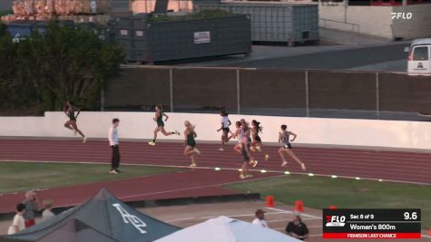 Women's 800m, Prelims 8