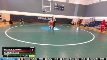 138 lbs Cons. Round 2 - Matthew Alvarado, St. Thomas Catholic vs Marcus Salazar, Klein Oak
