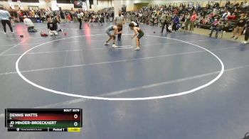 126 lbs Cons. Round 3 - Dennis Watts, IL vs Jd Minder-Broeckaert, WI