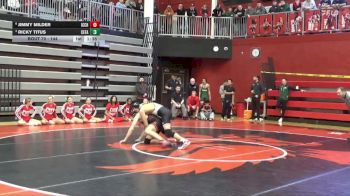 144 lbs Quarterfinal - Ricky Titus, Cedar Falls vs Jimmy Milder, Iowa City, City High
