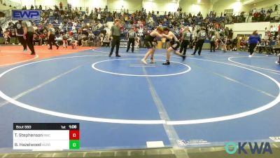 131 lbs Rr Rnd 5 - Trey Stephenson, Berryhill Wrestling Club vs Beau Hazelwood, HURRICANE WRESTLING ACADEMY