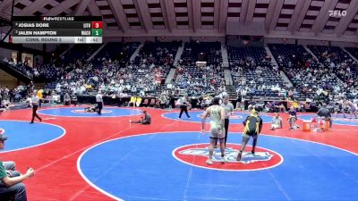 4A-215 lbs Cons. Round 2 - Jalen Hampton, Ware County vs Josias Dore, Lithonia