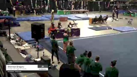 Shannon Gregory - Floor, Eastern Michigan University - 2021 GymQuarters Invitational