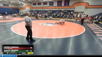 125 lbs 3rd Place Match - Jayden Cardenas, Cortland State vs Quintin Wolbert, Wisconsin - Lacrosse