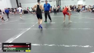 150 lbs Semis (4 Team) - Khen Calderon, U2 Upstate Uprising vs Heath Burks, 84 Athletes