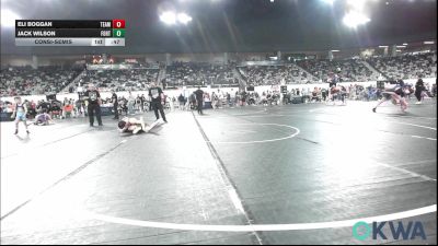 155 lbs Consolation - Eli Boggan, Team Tulsa Wrestling Club vs Jack Wilson, Fort Gibson Youth Wrestling