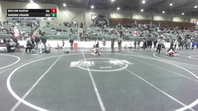 130 lbs Consolation - Baylon Austin, USA Gold vs Kaeden Orians, Gold Rush Wrestling