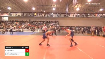 132 lbs Prelims - Carmen Liuzza, Blair Academy vs Dean Muscialowicz, Seton Hall Prep
