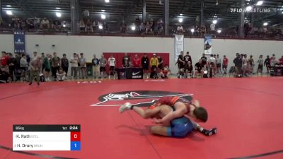 65 kg Quarterfinal - Kollin Rath, Steller Trained vs Haiden Drury, Brunson UVRTC