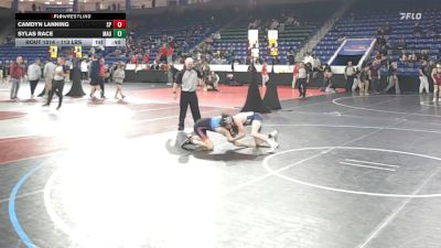 113 lbs Round Of 64 - Camdyn Lanning, Saugus/Peabody vs Sylas Race, Mt. Anthony Union
