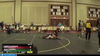 125 lbs Finals (8 Team) - Sean Campbell, BlueWave E vs Joseph Florance, Gorilla Grapplers