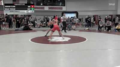125 lbs Semifinal - Abram Cline, Maryland vs Brad Yokum, NC State