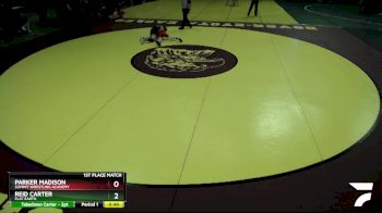 90 lbs 1st Place Match - Parker Madison, Summit Wrestling Academy vs Reid Carter, Flat Earth