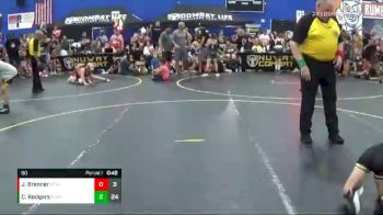 60 lbs Round 3 (6 Team) - Cameron Rodgers, The Funky Singlets vs Jett Brenner, Steel Valley Psychos