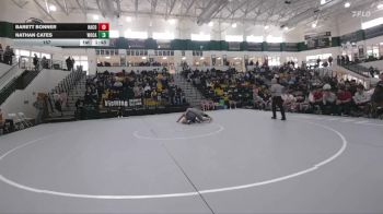 157 lbs Semis & 3rd Wb (16 Team) - Nathan Cates, Woodland, Cartersville vs Barett Bonner, Harris County