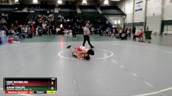 160 lbs Placement Matches (8 Team) - Mike Rembelski, GRIT vs Gavin Knajdl, Kearney Matcats - Blue
