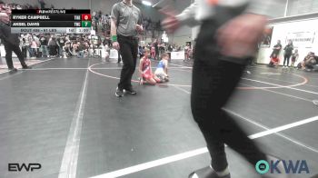 61 lbs Round Of 32 - Ryker Campbell, Tiger Trained Wrestling vs Aksel Davis, Tahlequah Wrestling Club