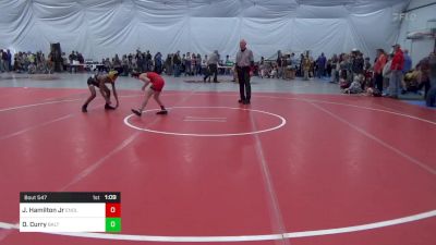 85 lbs Semifinal - Joshua Hamilton Jr, Enola vs Daerin Curry, Baltimore