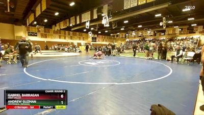 190 lbs Champ. Round 2 - Andrew Guzman, Centennial (Nevada) vs Gabriel Barragan, West Valley