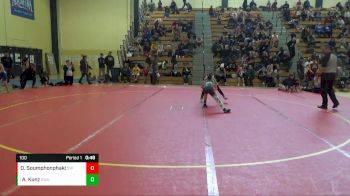 100 lbs Round 1 - Adriana Kunz, Summit Wrestling Academy vs Olivia Soumphonphakdy, Sarbacker Wrestling Academy