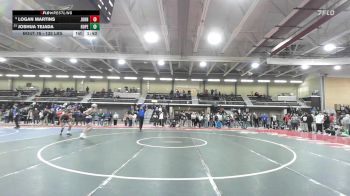 132 lbs Round Of 16 - Logan Martins, Johnston vs Joshua Tejada, Hope