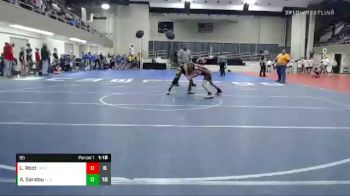 95 lbs Finals (8 Team) - Layne Root, Chatfield vs Andrew Sandau, NLS (New London/Spicer)