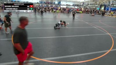 132 lbs Champ. Round 3 - Antonio Mills, Unattached vs Michael Malizzio, Unattached