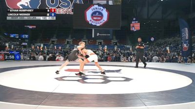 126 lbs Cons. Sub-rd Of 16 - Ethan Humphrey, Iowa vs Lincoln Werner, Alaska
