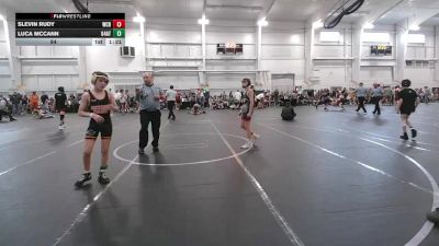 84 lbs Round 5 (8 Team) - Slevin Rudy, Wrecking Crew Black vs Luca McCann, 84 Athletes