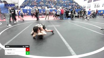 67 lbs Final - Amos Barker, Tecumseh Youth Wrestling vs Linkin Yaunt, Cushing