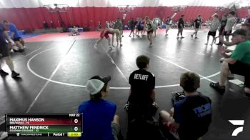 190 lbs Round 3 (16 Team) - Matthew Fendrick, Coleman Cougars vs Maximus Hanson, BBE/Waska