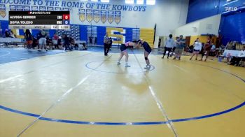 155 lbs Round 4 (6 Team) - Alyssa Gerber, Eagles WC vs Sofia Toledo, Wellington WC