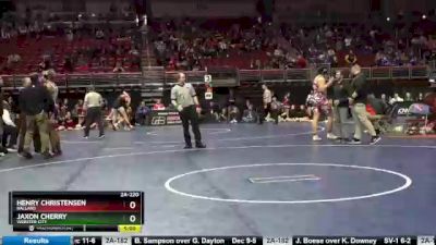 2A-220 lbs Quarterfinal - Jaxon Cherry, Webster City vs Henry Christensen, Ballard