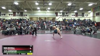 144 lbs Round 3 - Nick Rociola, Tinley Park (Andrew) vs Tate Sherwood, Burlington Notre Dame