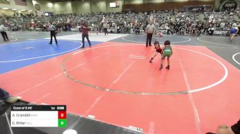 57 lbs Consi Of 8 #2 - Ayden Crandell, Ravage WC vs Clay Ritter, Fallon Outlaws WC