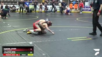 69 lbs Cons. Round 2 - Hunter Joiner, Bedford GLWC vs Coleton King, U.P. Power Wrestling