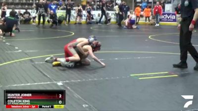 69 lbs Cons. Round 2 - Hunter Joiner, Bedford GLWC vs Coleton King, U.P. Power Wrestling