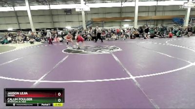 80 lbs Cons. Round 2 - Calum Foulger, Riverglen Jr. High vs Jaxson Lejia, Weiser