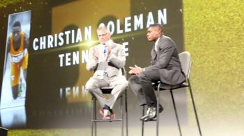Christian Coleman Q&A  with John Anderson