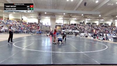 AA 215 lbs Champ. Round 1 - Ethan Ward, Page High School vs Tony Hatley, Bartlett High School