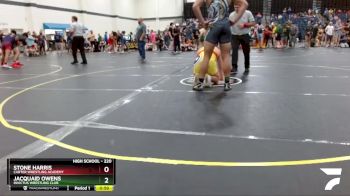 220 lbs Quarterfinal - Jacquaid Owens, Invictus Wrestling Club vs Stone Harris, Carter Wrestling Academy