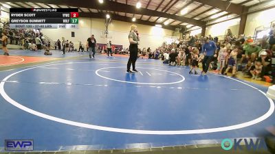 43 lbs Consolation - Blakely Torix, Sperry Wrestling Club vs Charlotte Remus, Barnsdall Youth Wrestling