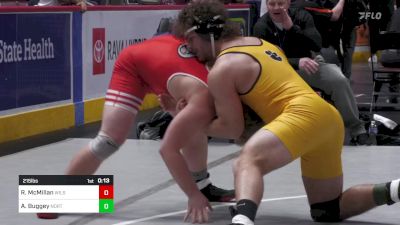 215 lbs Consi Of 4 - Ryan McMillan, Wilson vs Aidan Buggey, North Allegheny